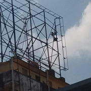 Hoarding Structure Fabrication Erection